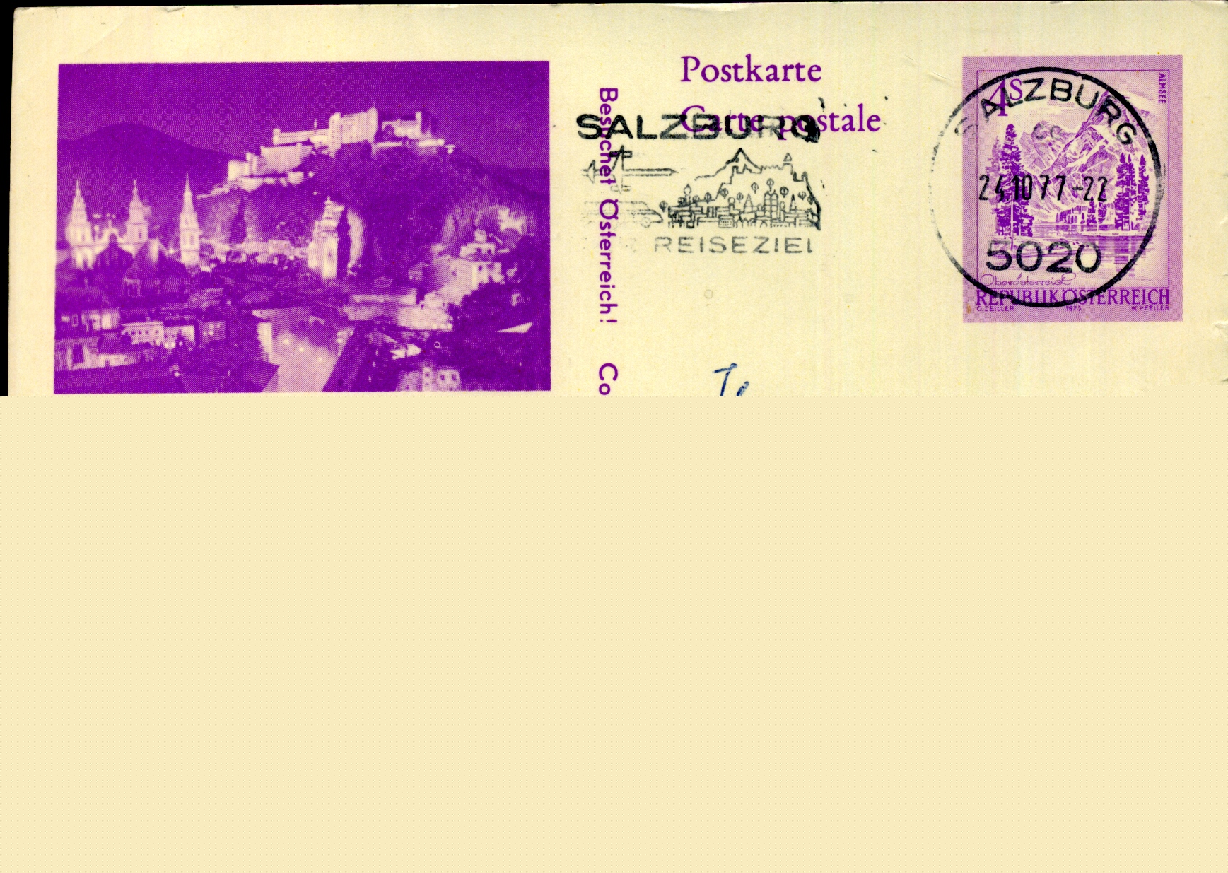 1976: Salzburg bei Nacht
