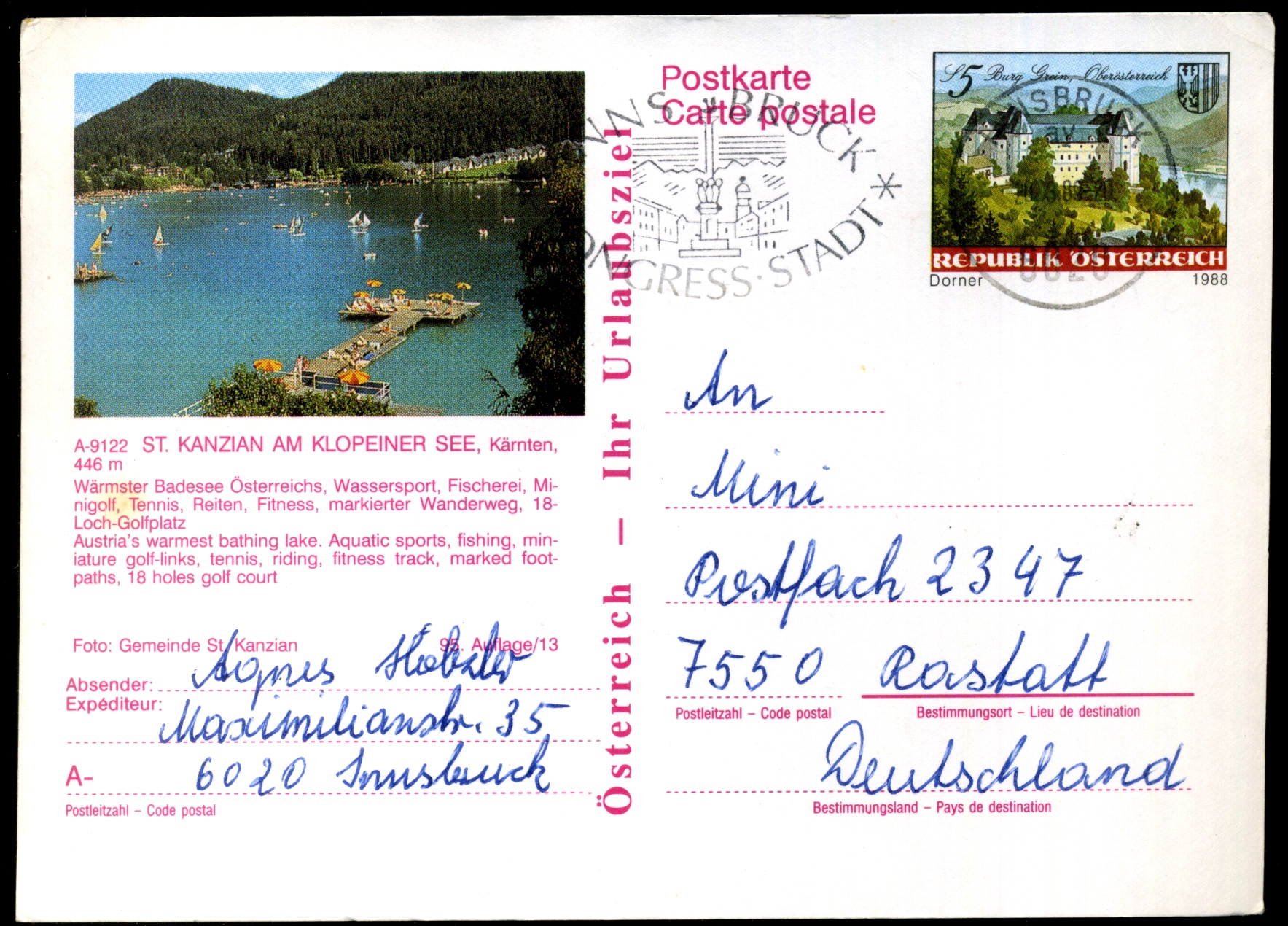 1988: ST. KANZIAN am Klopeiner See