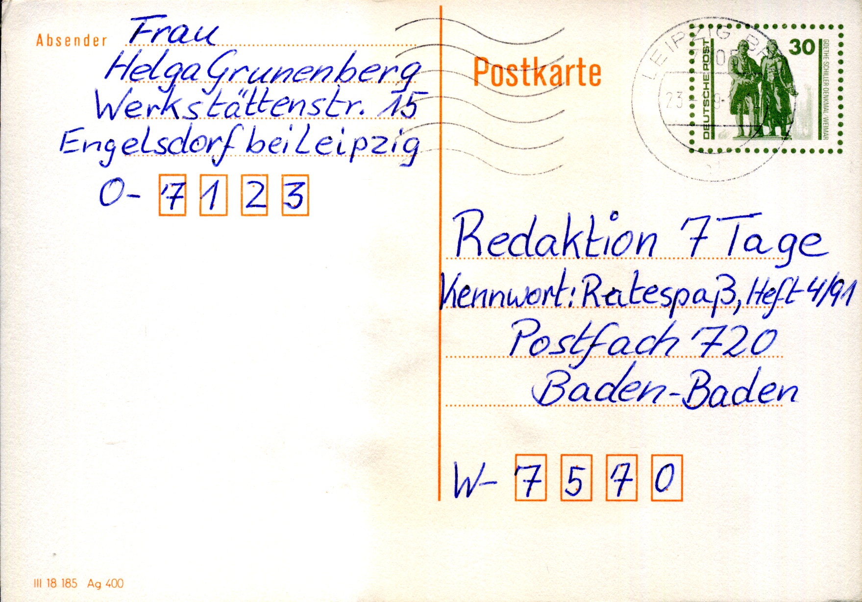 Postal Stationery