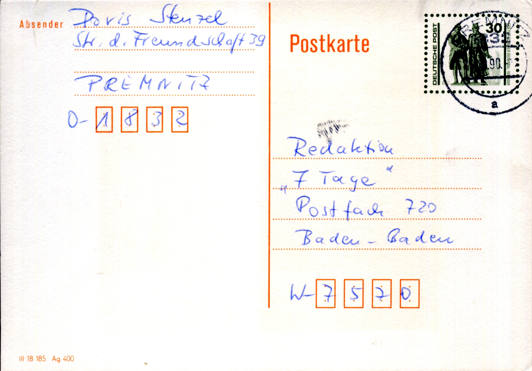 Postal Stationery