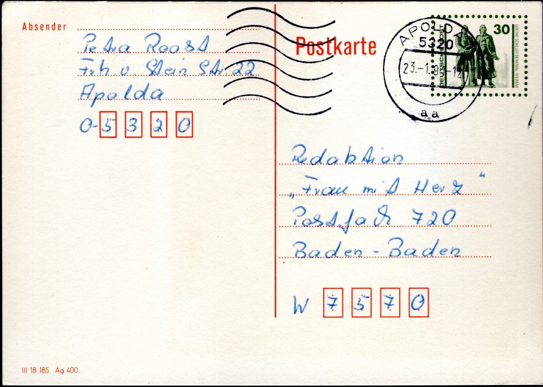 Postal Stationery