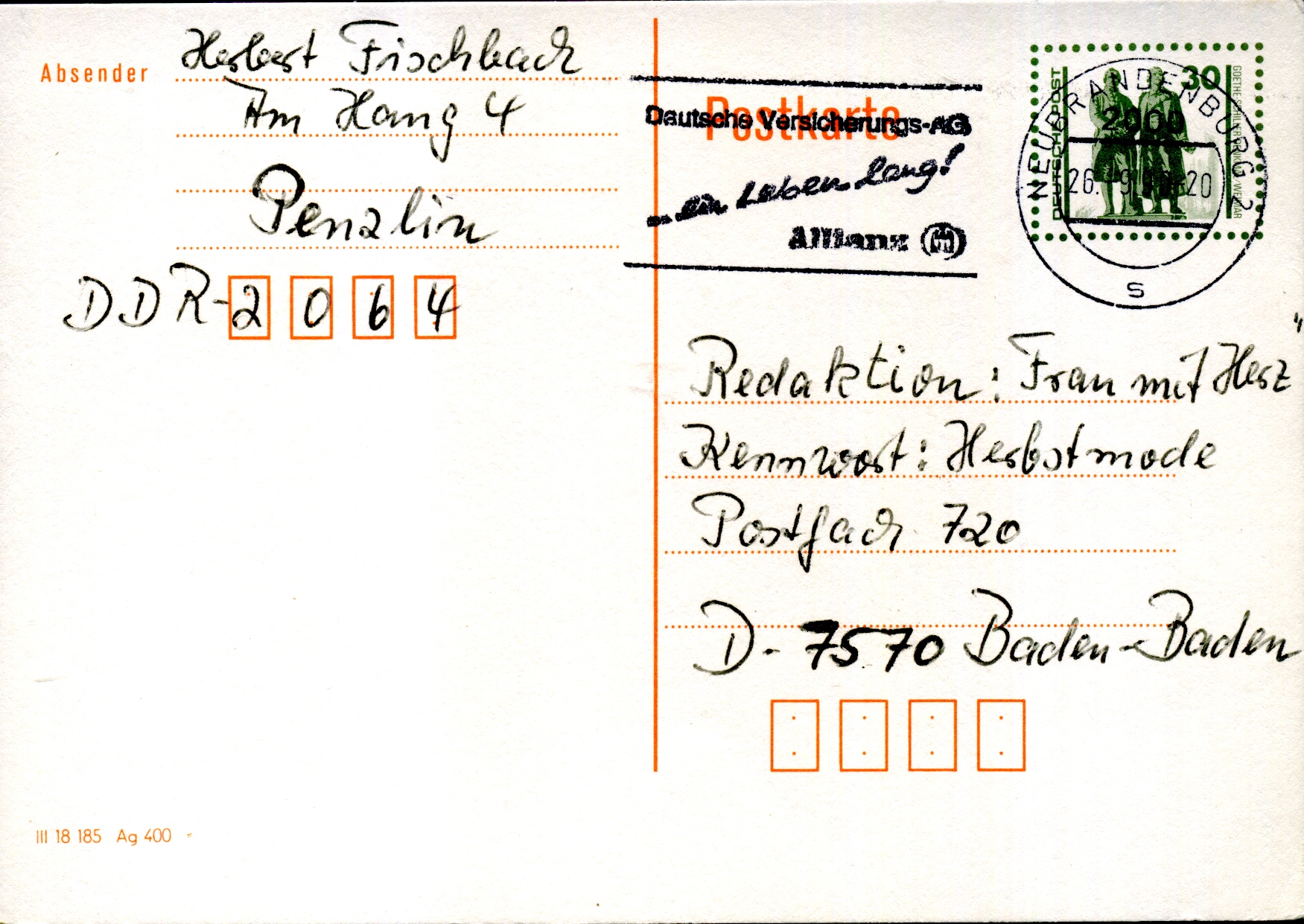 Postal Stationery