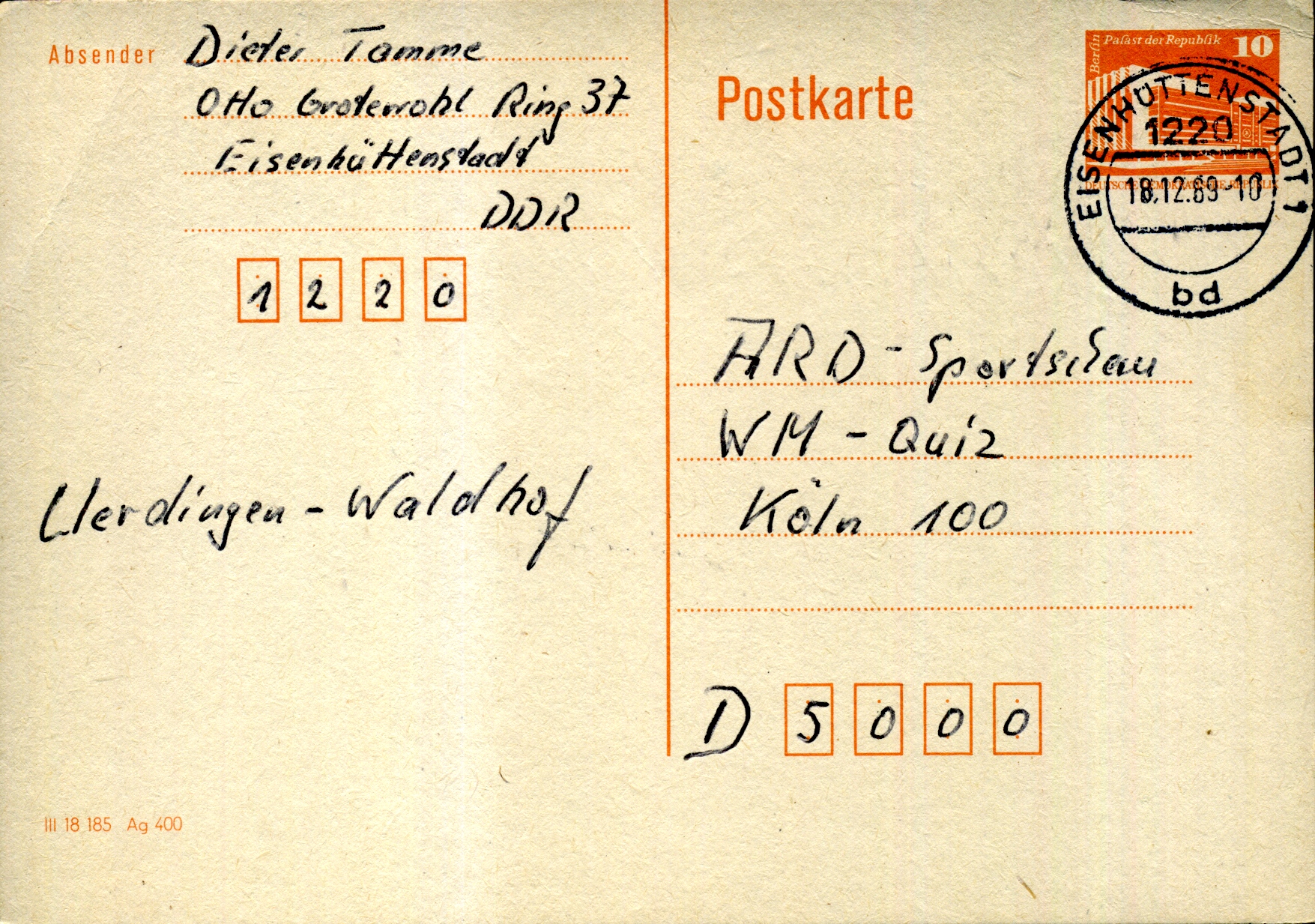 Postal Stationery