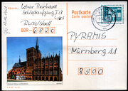 1990: Stralsund, Rathaus und Nikolaikirche