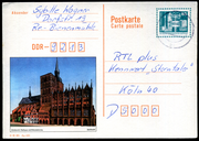 1990: Stralsund, Rathaus und Nikolaikirche