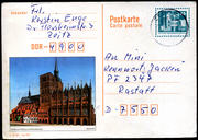 1990: Stralsund, Rathaus und Nikolaikirche