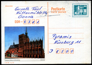 1990: Stralsund, Rathaus und Nikolaikirche