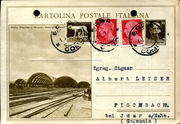 1931: Nuovo Stazione di Milano - Veduta delle tettoie