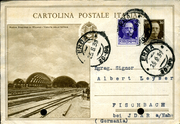 1931: Nuovo Stazione di Milano - Veduta delle tettoie